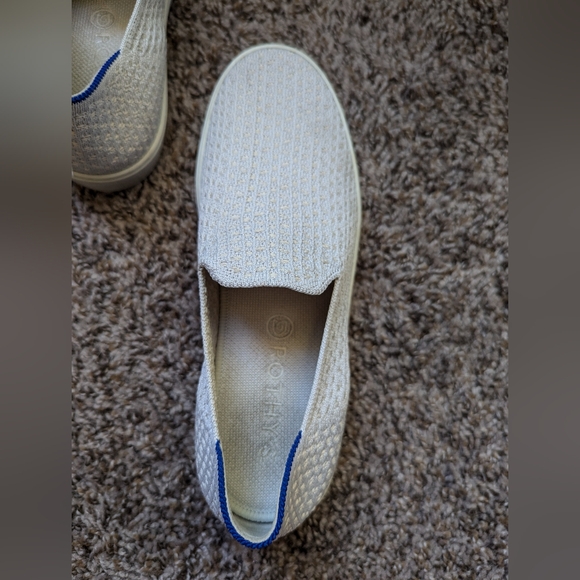 Rothy’s Salt Honeycomb The Original Slip On Sneakers Shoes Gray - Picture 6 of 8